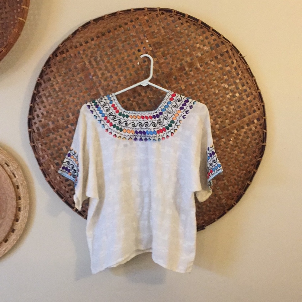 Guatemalan vintage handmaid shirt